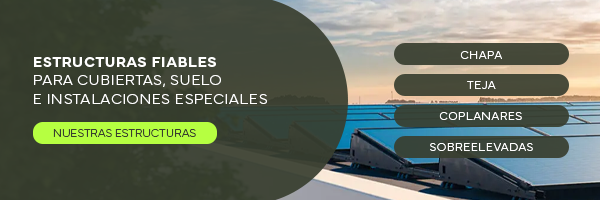 Accesorio estructura paneles solares